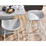 Plastic Bar Stools in Set of 2 - Renzo