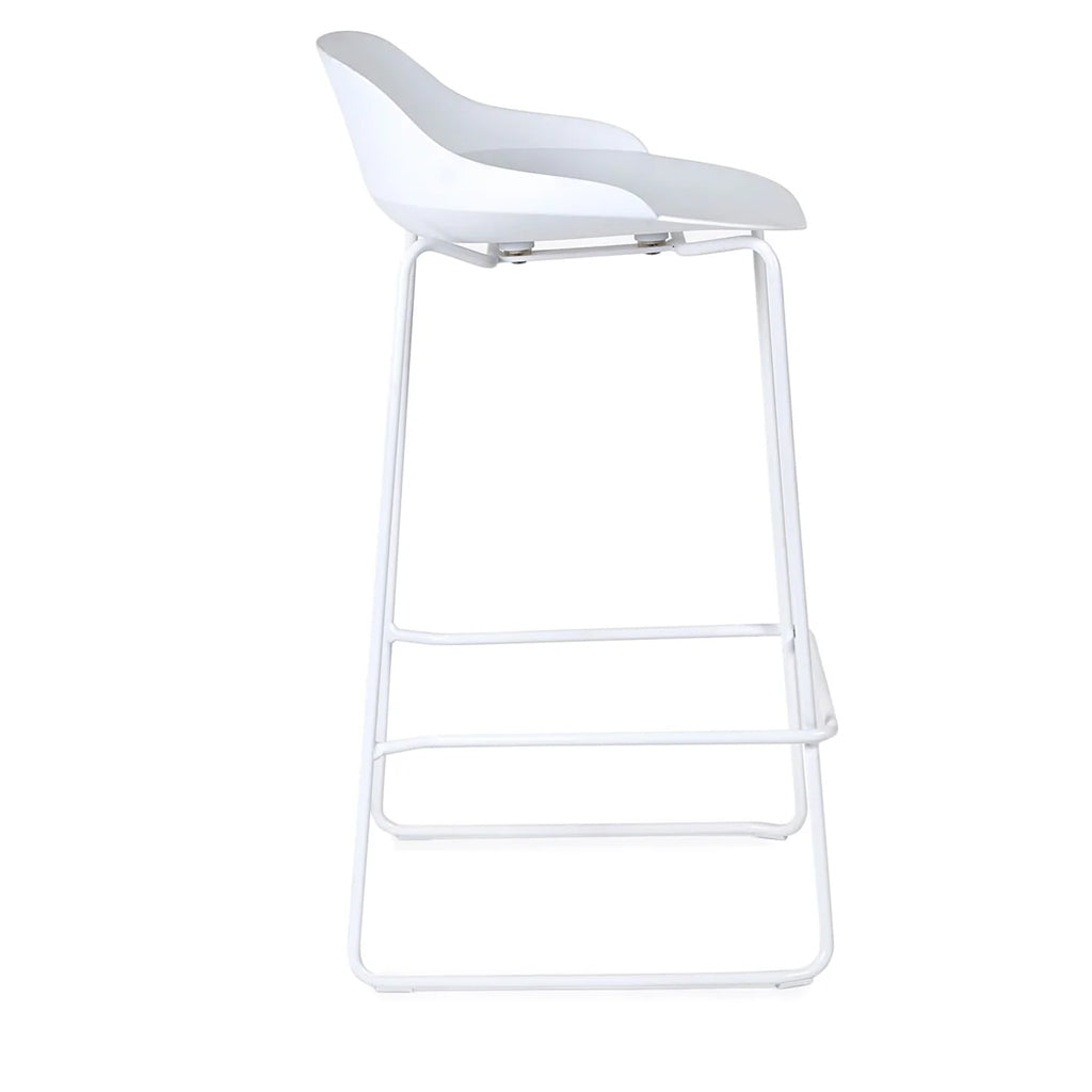 Plastic Bar Stools in Set of 2 - Rocco