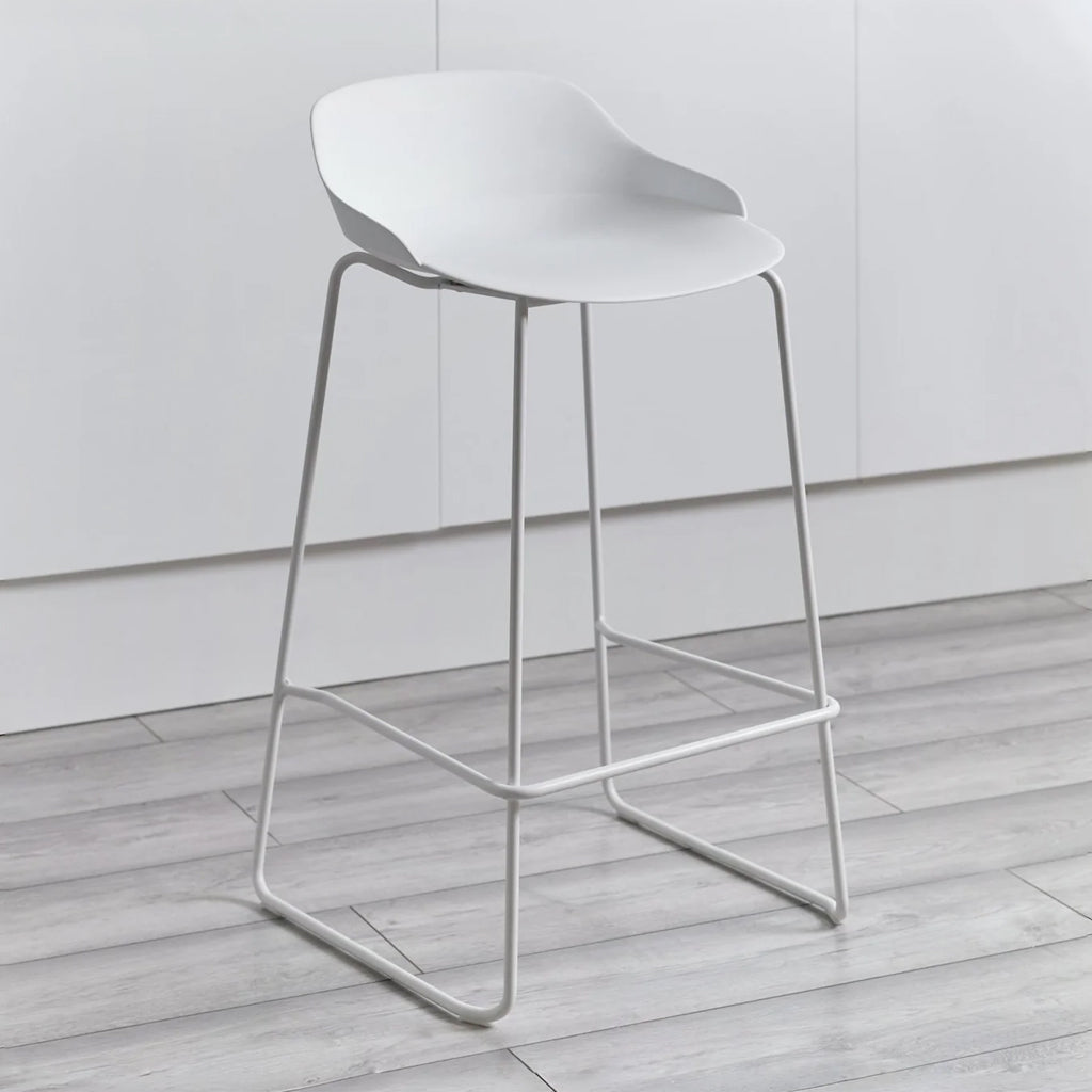 Plastic Bar Stools in Set of 2 - Rocco