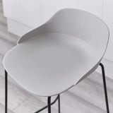 Plastic Bar Stools in Set of 2 - Rocco