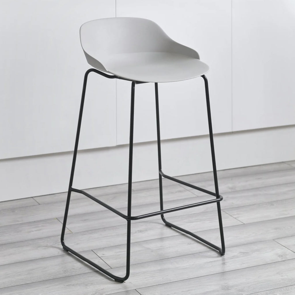Plastic Bar Stools in Set of 2 - Rocco