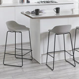 Plastic Bar Stools in Set of 2 - Rocco