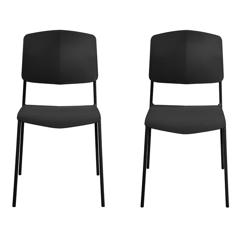 Plastic Dining Chairs in Set Of 2 Academy - Aspen