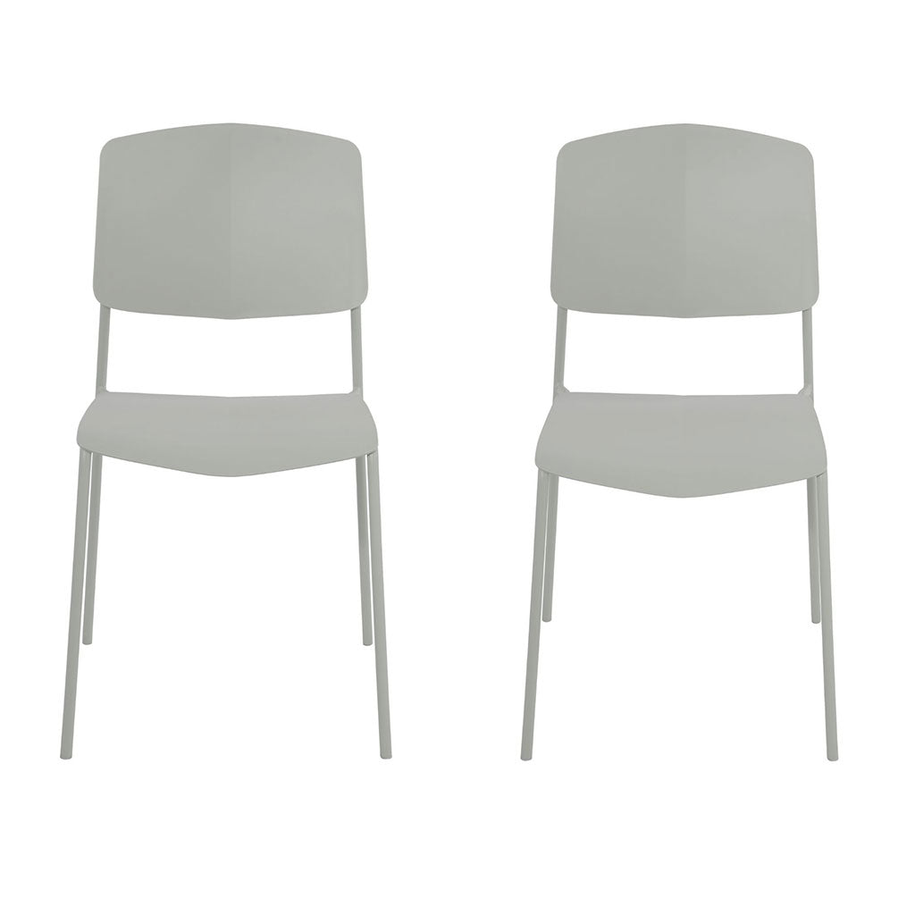 Plastic Dining Chairs in Set Of 2 Academy - Aspen