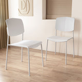 Plastic Dining Chairs in Set Of 2 Academy - Aspen