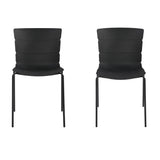 Plastic Dining Chairs in Set Of 2 Bali - Aspen