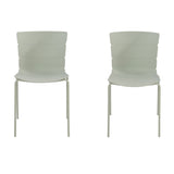 Plastic Dining Chairs in Set Of 2 Bali - Aspen