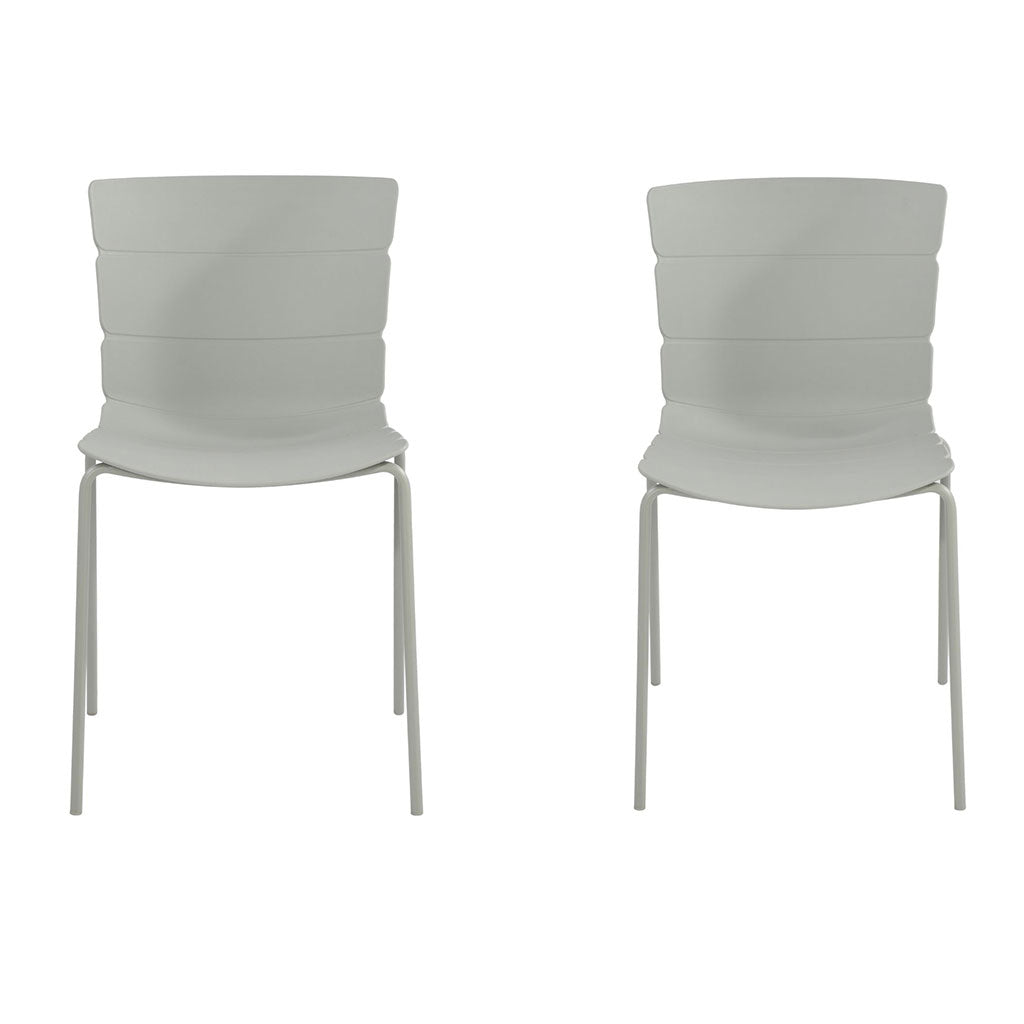 Plastic Dining Chairs in Set Of 2 Bali - Aspen