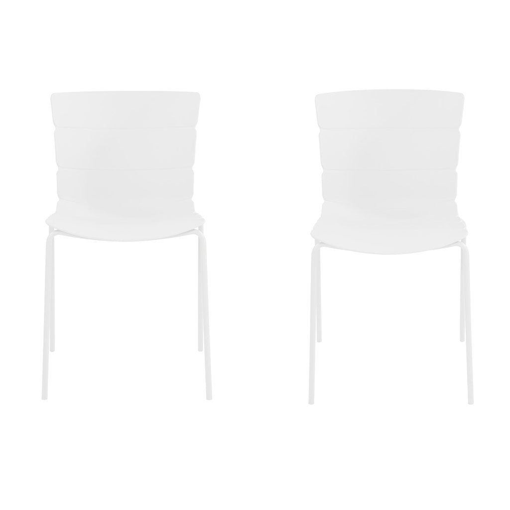 Plastic Dining Chairs in Set Of 2 Bali - Aspen