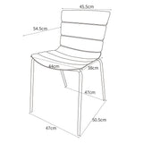 Plastic Dining Chairs in Set Of 2 Bali - Aspen