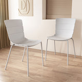 Plastic Dining Chairs in Set Of 2 Bali - Aspen