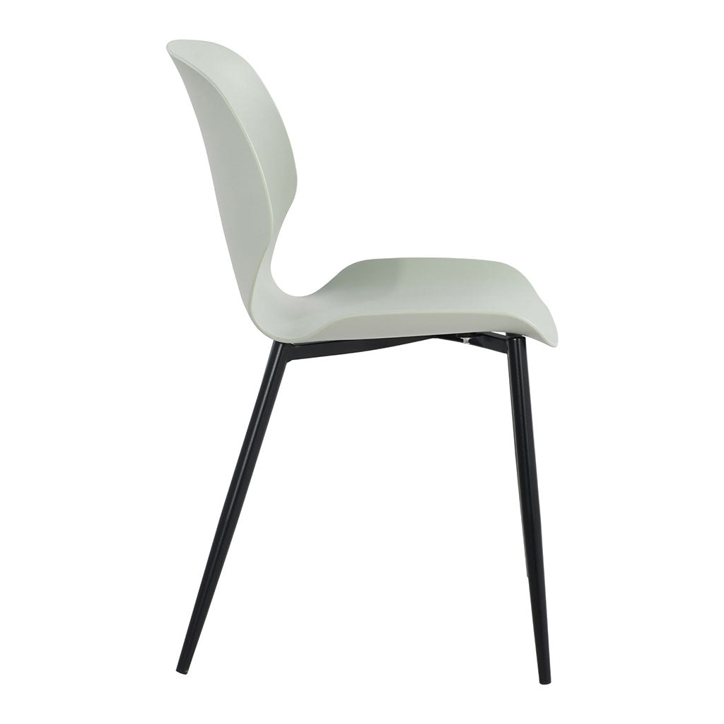 Plastic Dining Chairs in Set Of 2 Carnaby - Aspen