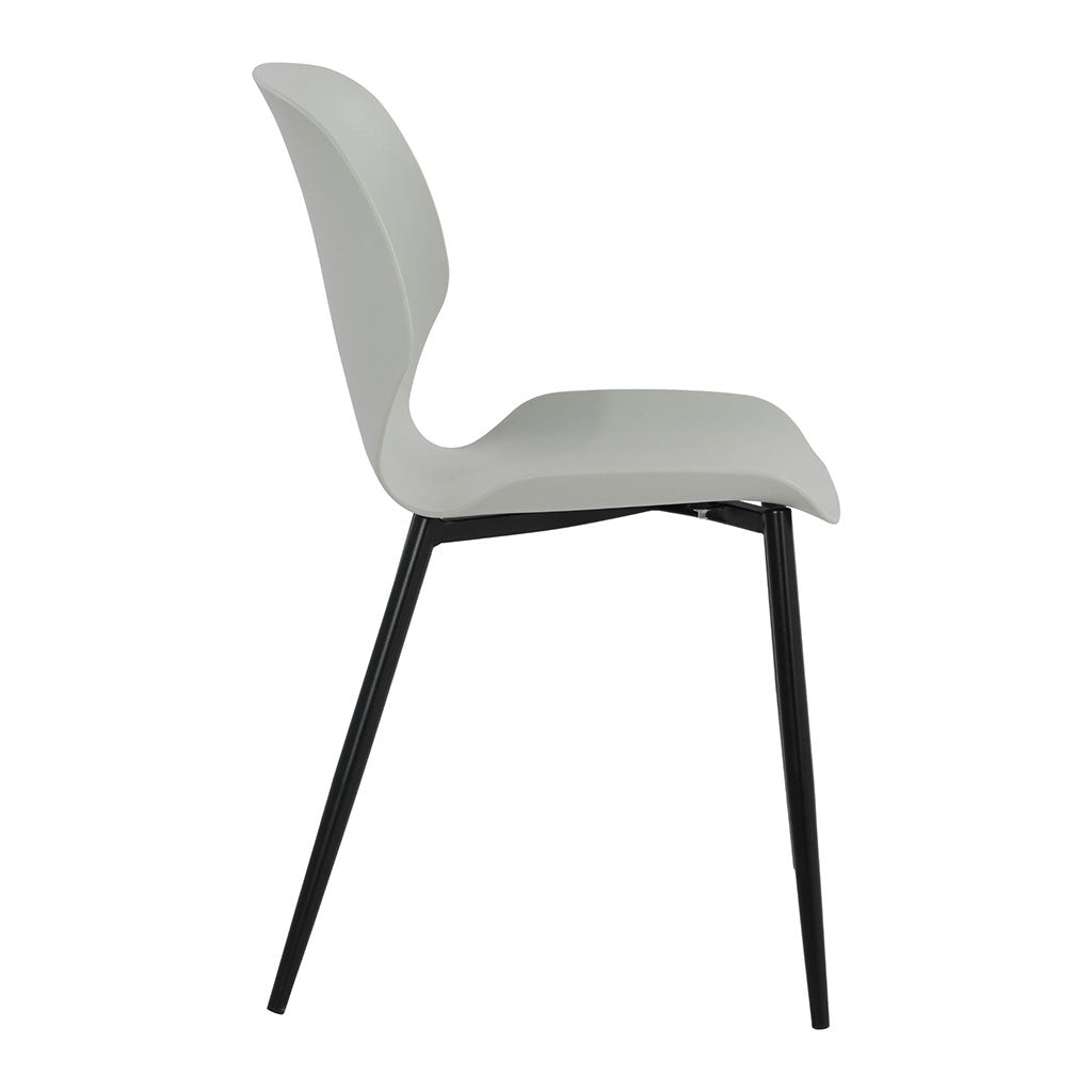 Plastic Dining Chairs in Set Of 2 Carnaby - Aspen