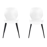 Plastic Dining Chairs in Set Of 2 Carnaby - Aspen