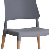 Plastic Dining Chairs in Set Of 2 - Riva