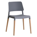 Plastic Dining Chairs in Set Of 2 - Riva