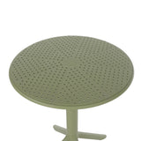 Plastic Garden Bistro Table With 2 Chairs - Rimini