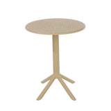 Plastic Garden Bistro Table With 2 Chairs - Rimini