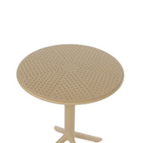 Plastic Garden Bistro Table With 2 Chairs - Rimini