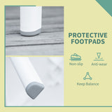 Plastic Garden Side Table Square for Drink Snack - Velmora