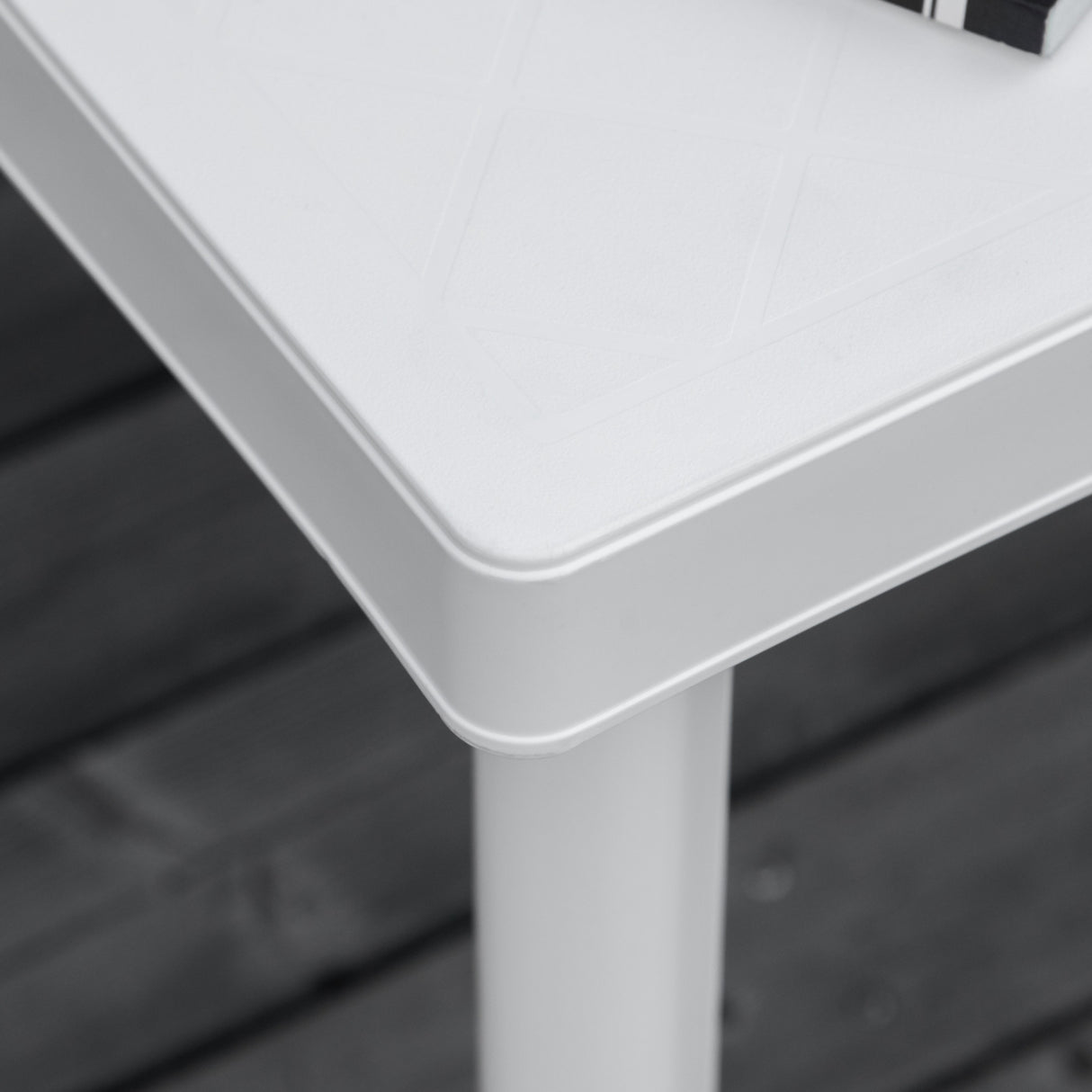 Plastic Garden Side Table Square for Drink Snack - Velmora