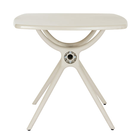 Plastic Garden Table 80cm Wide for 4 People - Alto Putty