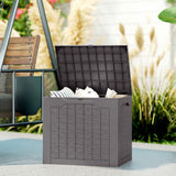 Plastic Outdoor Garden Storage Box 93Ltr - Velmora