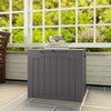 Plastic Outdoor Garden Storage Box 93Ltr - Velmora