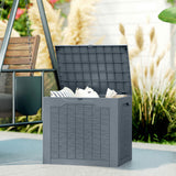 Plastic Outdoor Garden Storage Box 93Ltr - Velmora