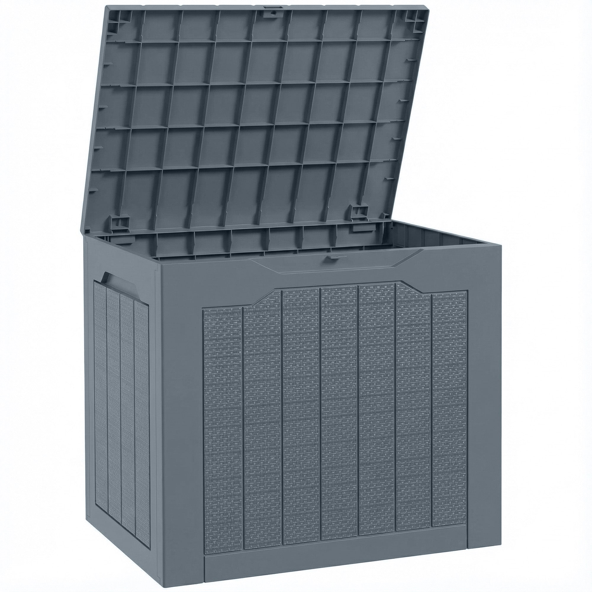 Plastic Outdoor Garden Storage Box 93Ltr - Velmora