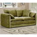 Plush Chenille Fabric 2 Seater Sofa - Solaya
