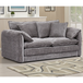Plush Chenille Fabric 2 Seater Sofa - Solaya