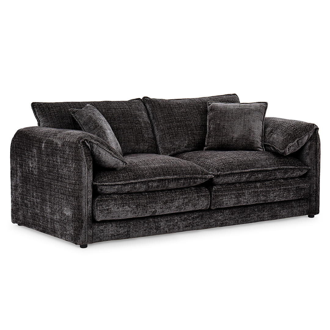 Plush Chenille Fabric 3 + 2 Sofa Set - Solaya