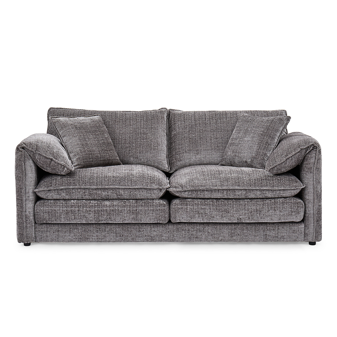 Plush Chenille Fabric 3 + 2 Sofa Set - Solaya