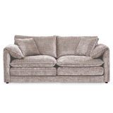 Plush Chenille Fabric 3 Seater Sofa - Solaya