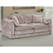 Plush Chenille Fabric 3 Seater Sofa - Solaya