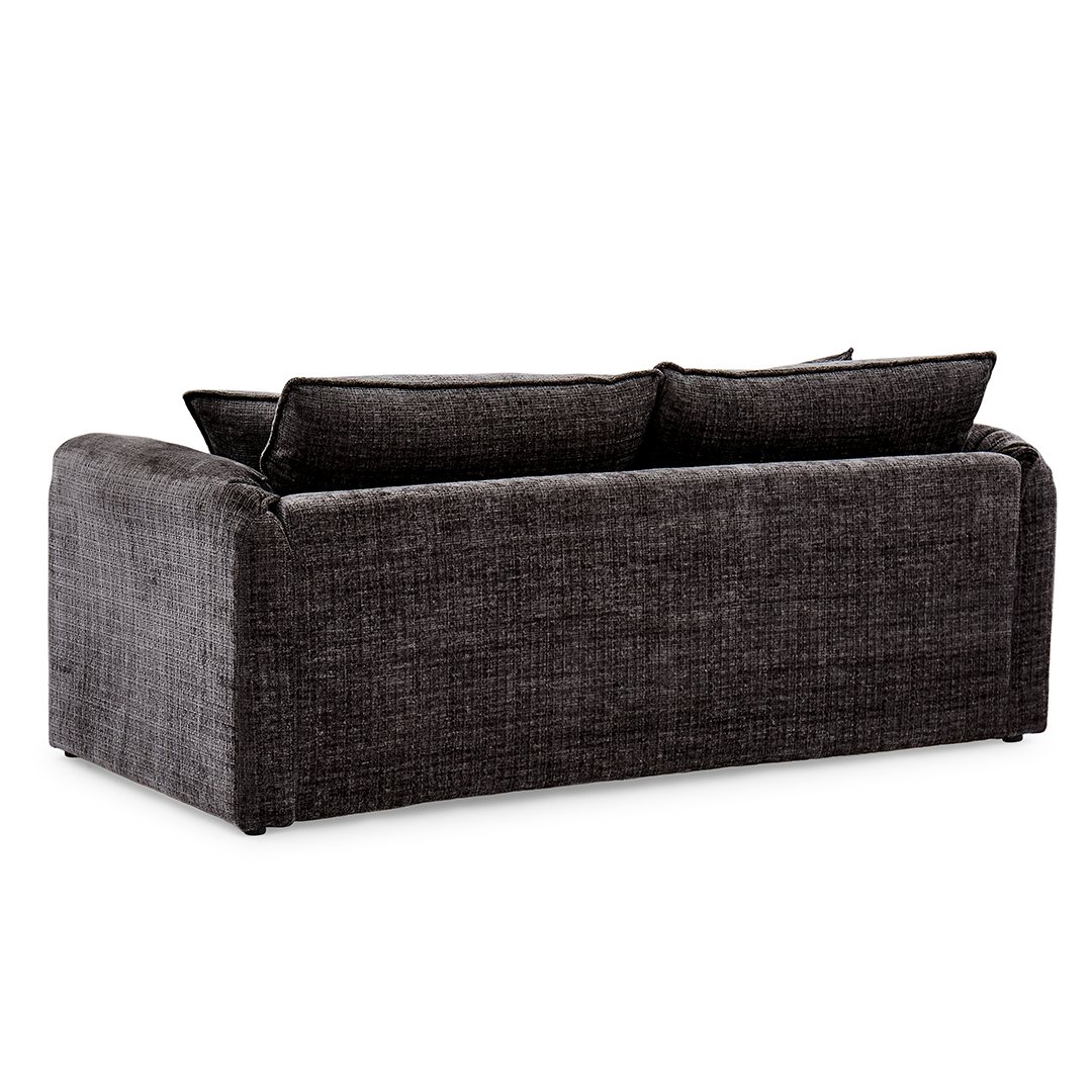 Plush Chenille Fabric 3 Seater Sofa - Solaya