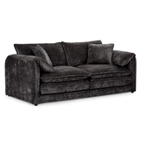 Plush Chenille Fabric 3 Seater Sofa - Solaya