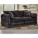 Plush Chenille Fabric 3 Seater Sofa - Solaya