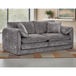 Plush Chenille Fabric 3 Seater Sofa - Solaya