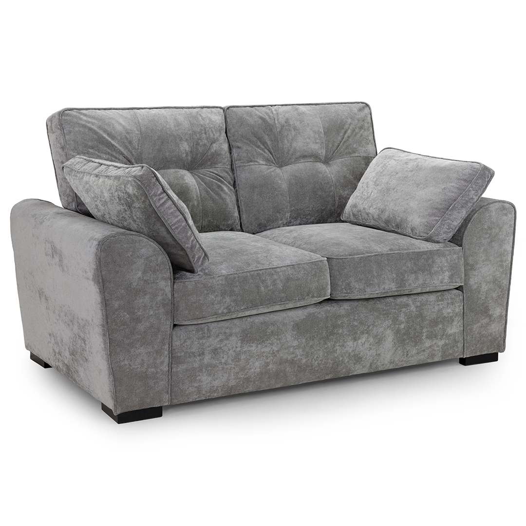 Plush Fabric 2 Seater Sofa - Maxwell