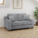 Plush Fabric 2 Seater Sofa - Nebraska
