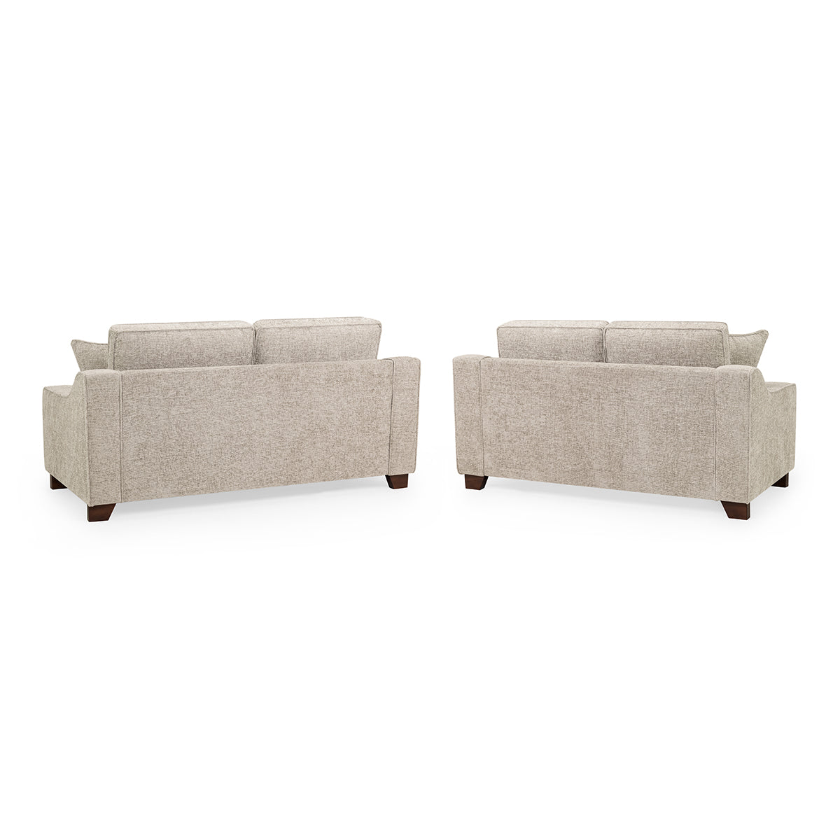 Plush Fabric 3 + 2 Seater Sofa Set - Nebraska