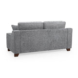 Plush Fabric 3 Seater Sofa - Nebraska