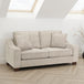 Plush Fabric 3 Seater Sofa - Nebraska