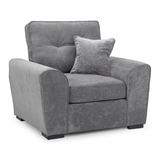 Plush Fabric Armchair - Maxwell