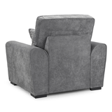 Plush Fabric Armchair - Maxwell