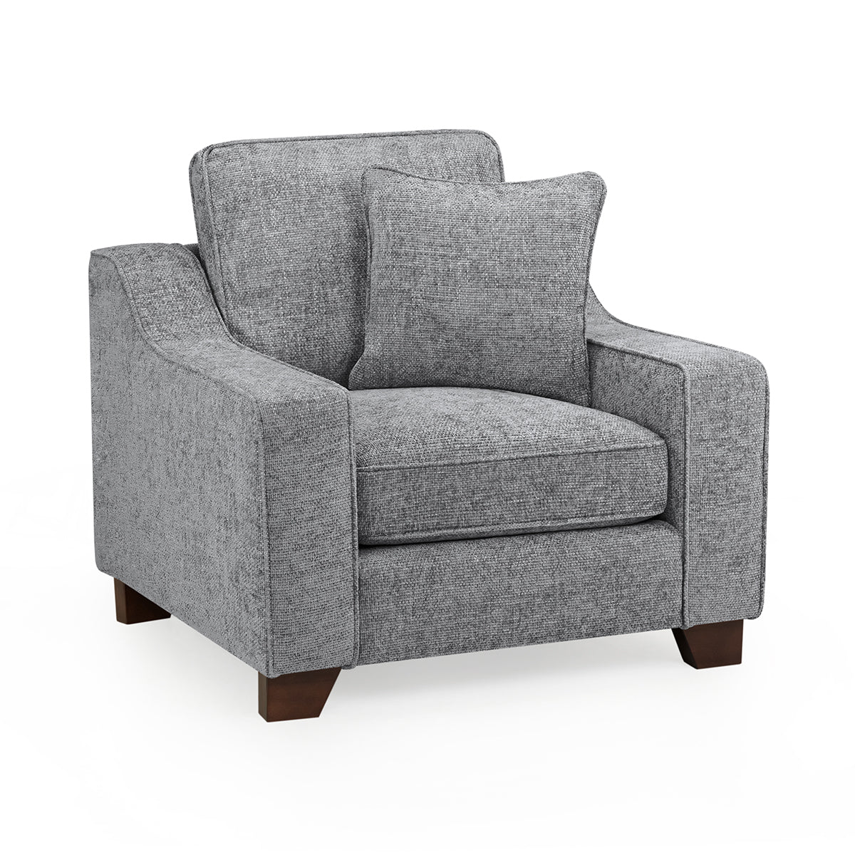 Plush Fabric Armchair - Nebraska