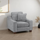 Plush Fabric Armchair - Nebraska