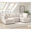 Plush Fabric Corner Sofa in U Shape - Carnaby